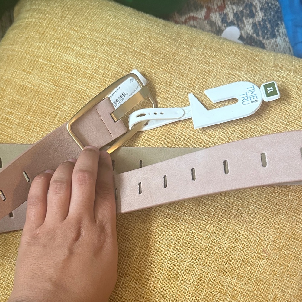 Belt with Gold Buckle
